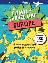 Lonely planet: my family travel map - europe (1st ed)