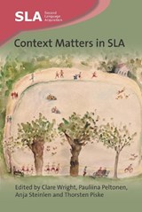 Context Matters in SLA - Clare Wright ; Pauliina Peltonen ; Anja Steinlen - 9781800413252