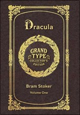 Large Print - Dracula, Volume 1 of 2 - Grand Type Collector's Edition - Matte Hardcover with Dust Jacket - Bram Stoker - 9781834123318