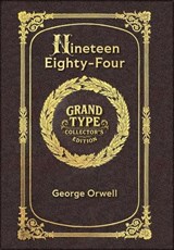 Large Print - Nineteen Eighty-Four - Grand Type Collector's Edition - Matte Hardcover with Dust Jacket - George Orwell - 9781834123349