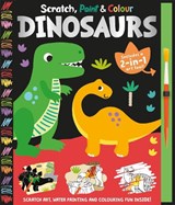 Scratch, Paint & Colour Dinosaurs - Georgie Taylor - 9781835551387