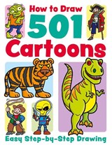 How to Draw 501 Cartoons - Nat Lambert - 9781835551806