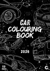2026 Car Colouring Book - G-SHOT - 9781837094806