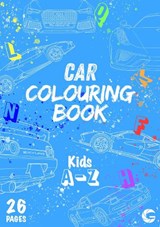 Kids A-Z Car Colouring Book - G-SHOT - 9781837094820