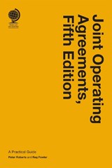 Joint Operating Agreements - Peter Roberts ; Reg Fowler - 9781837231430