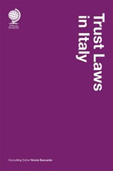Trust Laws in Italy -  - 9781837231973