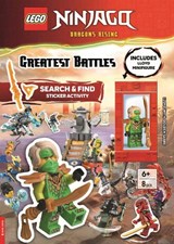 LEGO® NINJAGO®: Greatest Battles Search & Find Sticker Activity Book (with Lloyd minifigure and Golden Sabre) - LEGO® ; Buster Books - 9781837251742