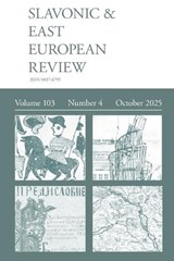 Slavonic & East European Review (103.4) 2025 -  - 9781839547133