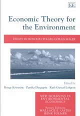 Economic Theory for the Environment - Bengt Kristroem ; Partha Dasgupta ; Karl-Gustaf Loefgren - 9781840648874