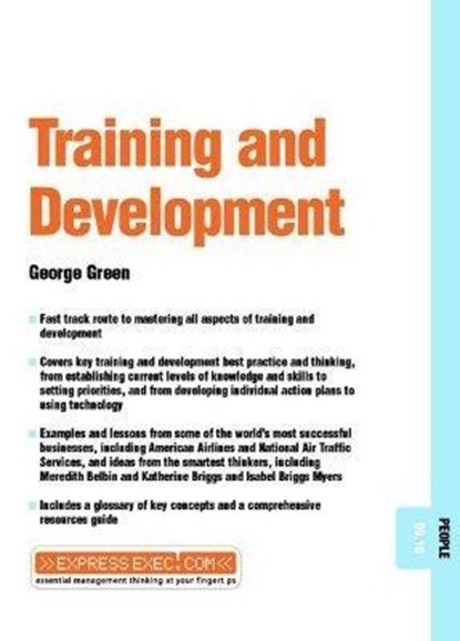 Training and Development, George Green - Paperback - 9781841122502