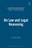 On Law and Legal Reasoning, Fernando Atria - Gebonden - 9781841132754