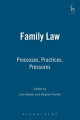 Family Law - John Dewar ; Stephen Parker - 9781841133089