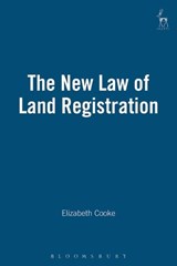 The New Law of Land Registration - Elizabeth Cooke - 9781841133508