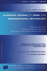 Conflict in Organizations: Beyond Effectiveness and Performance - CARSTEN (UNIVERSITY OF AMSTERDAM,  Netherlands) De Dreu ; Bianca (University of Netherlands, Amsterdam) Beersma - 9781841699899