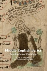 Middle English Lyrics - Julia Boffey ; Christiania Whitehead - 9781843845928
