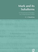 Mark and its Subalterns - David Joy - 9781845533274