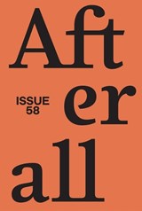 Afterall #58 - Magazine - 9781846382697
