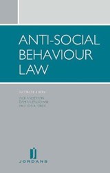 Anti-Social Behaviour Law - ANDERSON,  Jack - 9781846611629