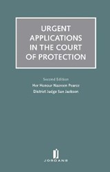 Urgent Applications in the Court of Protection - PEARCE,  Nazreen - 9781846618093