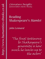 William Shakespeare "Hamlet" - John Lennard - 9781847600844