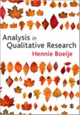 Analysis in Qualitative Research - Hennie R Boeije - 9781847870063