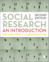 Social Research - Matthew David ; Carole Sutton - 9781847870124
