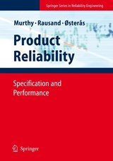Product Reliability - D. N. Prabhakar Murthy ; Marvin Rausand ; Trond Osteras - 9781848002708