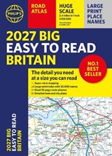 2027 Philip's Big Easy to Read Britain Road Atlas (A3 Paperback) - Philip's Maps - 9781849077378