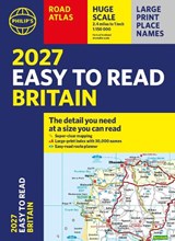 Philip's 2027 Easy to Read Road Atlas of Britain (A4 Paperback) - Philip's Maps - 9781849077392