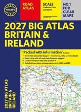 Philip's 2027 Big Road Atlas of Britain and Ireland (A3 Paperback) - Philip's Maps - 9781849077439