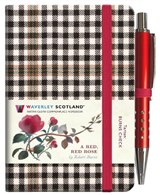 A Red, Red Rose Tartan Notebook (mini with pen) (Burns check tartan) - Waverley Scotland - 9781849345262