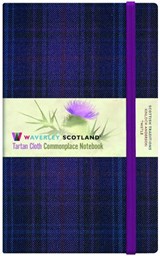 WAVERLEY THISTLE TARTAN CLOTH HARDBACK LARGE COMMONPLACE NOTEBOOK/JOURNAL - Liz Small - 9781849345460