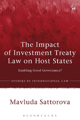 The Impact of Investment Treaty Law on Host States - DR MAVLUDA (UNIVERSITY OF LIVERPOOL,  UK) Sattorova - 9781849465854