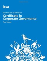 Certificate in Corporate Governance - Paul Moxey - 9781860727252