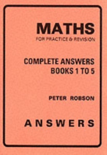 Maths for Practice and Revision, Peter Robson - Paperback - 9781872686172