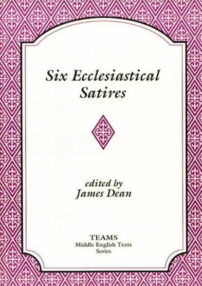 Six Ecclesiastical Satires, James Dean - Paperback - 9781879288058