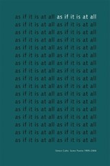 As If It Is at All - CUTTS,  Simon - 9781887123747