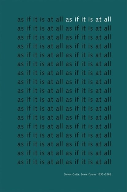 As If It Is at All, CUTTS,  Simon - Paperback - 9781887123747