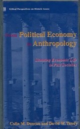 From Political Economy to Anthropology - Colin A.M. Duncan ; David W. Tandy - 9781895431896
