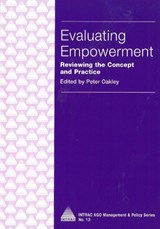 Evaluating Empowerment - OAKLEY,  Peter - 9781897748626