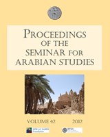 Proceedings of the Seminar for Arabian Studies Volume 42 2012 - Janet Starkey - 9781905739547