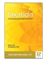 Taxation: incorporating the 2026 Finance Act 2026/27 - Ricky Tutin ; Stephanie Tiller - 9781906201982