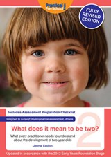 What Does It Mean To Be Two? - Jennie Lindon - 9781907241383