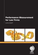 Performance Measurement for Law Firms - Alan Hodgart - 9781907787317