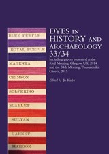 Dyes in History and Archaeology 33/34 - KIRBY,  Jo - 9781909492806