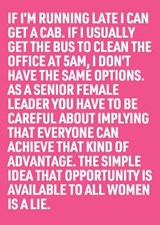 The Simple Idea that Opportunity Is Available to all Women Is a Lie - MAHON,  Alex ; Firrell, Martin ; Parkes, Bessie Rayner - 9781912622115