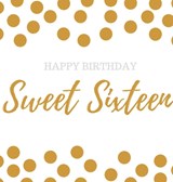 Happy 16th Birthday Guest book Sweet Sixteen - BELL,  Lulu and - 9781912817245