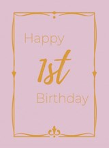 Happy 1st Birthday Guest Book (Hardcover) - BELL,  Lulu and - 9781912817443