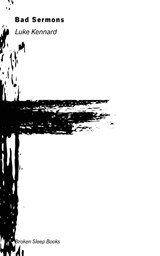 Bad Sermons - Luke Kennard - 9781913642686