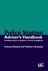 Police Station Adviser's Handbook - Anthony Edwards - 9781913648275